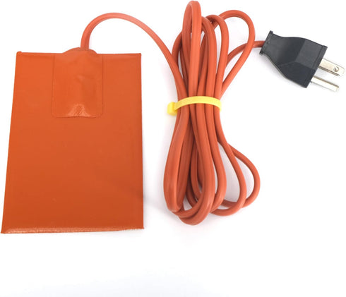 9 x 13cm 75W 120V Silicone Heater Engine Block Oil Pan Hydraulic Tank Heating Plate (US Standard Plug)...