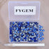 FYGEM 1500 Pcs Hot Fix Iron Rhinestones DIY Jewelry Making with Picking Pen (Sapphire, SS20)...