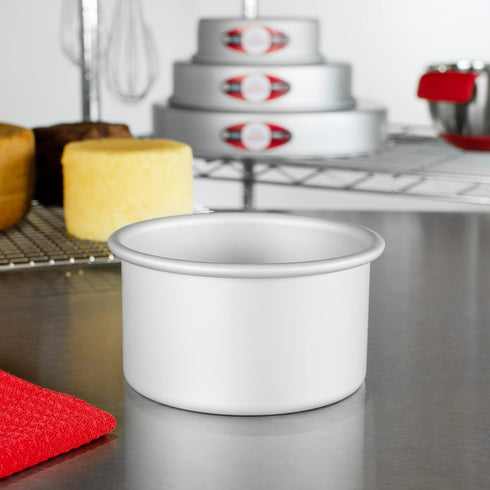 Fat Daddio's Anodized Aluminum Round Cake Pans, 2 Piece Set, 5 x 3 Inch...