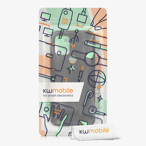 kwmobile Case Compatible with Motorola Moto G Stylus 5G Case - Soft Slim Protective TPU Silicone Cover - Black Matte...
