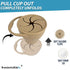 BraveJusticeKidsCo. | Snack Attack Cup | Collapsible Silicone Container | Toddler and Baby Catcher Lid (Warm Sand)...