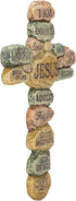 Dicksons Names of Jesus Christ Pebble 10 Inch Resin Decorative Hanging Wall Cross...
