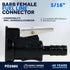 Five Oceans 5/16-Inch Barb Female Fuel Line Quick Connector, OMC/Johnson/Evinrude, Built with Durable Materials, Compatible with Ethanol Blended F...