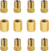 Tnisesm 12Pcs 3/8"-24 Threads Brake Line Fittings Assortment For 3/16" Brake Line Tube(4 Unions, 8 Nuts)...
