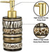 Popular Bath Safari Stripes Modern Bath Accessories Lotion Pump Modern Classic Contemporary Decorative Beautiful Designs Bathroom Decor Set for Ho...
