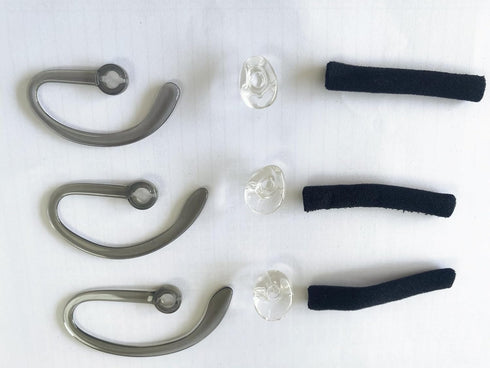 CS540 Ear Tips + Ear Hook Loops + Foam Spare + Earpads Fit Kit for Plantronics CS540 Savi W440 W740 W745 WH500 EarLoops EarHook Ear Bud Sleeve Par...
