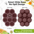 Silicone Baby Food Freezer Tray with Clip-on Lid - 2oz x 10 Pods Baby Food Silicone Freezer Molds, Breast Milk Freezer Tray, Dishwasher, Microwave...