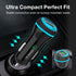 MOCA for iPhone 51W Fast Charger, USB C Dual Ports W/ 2pcs 3.3ft A-P/C-P Cable Car Charger Adapter for iPhone 13 12 11 Pro/XS/XR/SE/X 8/iPad/AirPo...