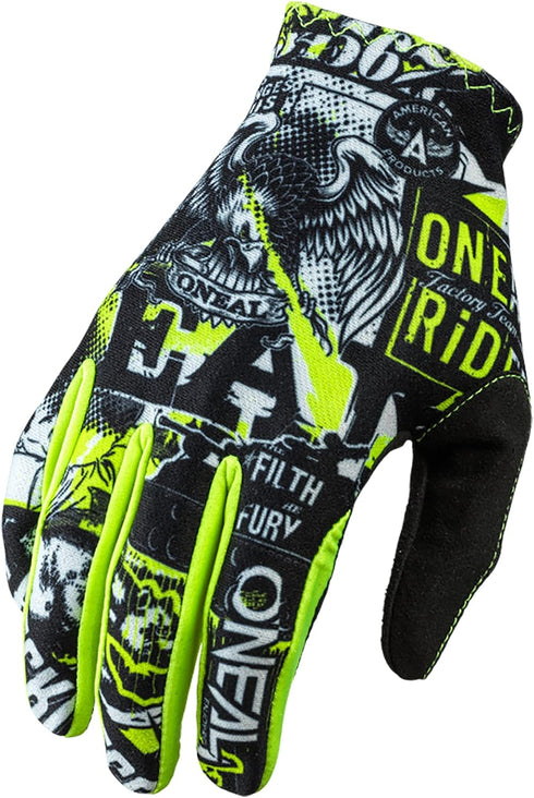 O'NEAL 0391-207 Matrix Unisex-Child Youth Glove (Black/neon/Yellow, 7 XL)...