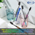 Soft Toothbrush with Flexible Head - Prevent Gum Hurt, Tapered Bristle Brush Gentle Care for Sensitive Teeth, Individually Wrapped Variety Colors ...