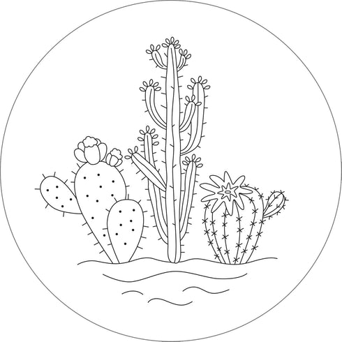 Blooms & Succulents Embroidery Pattern Transfers (set of 10 hoop designs!)...