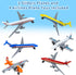 YongnKids 18 Pack Diecast Airplane Toys for Toddlers, Aircraft Plane Toy for Boy Girls 3 4 5 6 7 Years Old,Metal Aeroplane Toys Set Models Plane B...