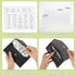 Cash Envelope Wallet Black PU leather budget cash envelopes divider wallet label sticker budget envelopes set suitable for budget planners and cas...