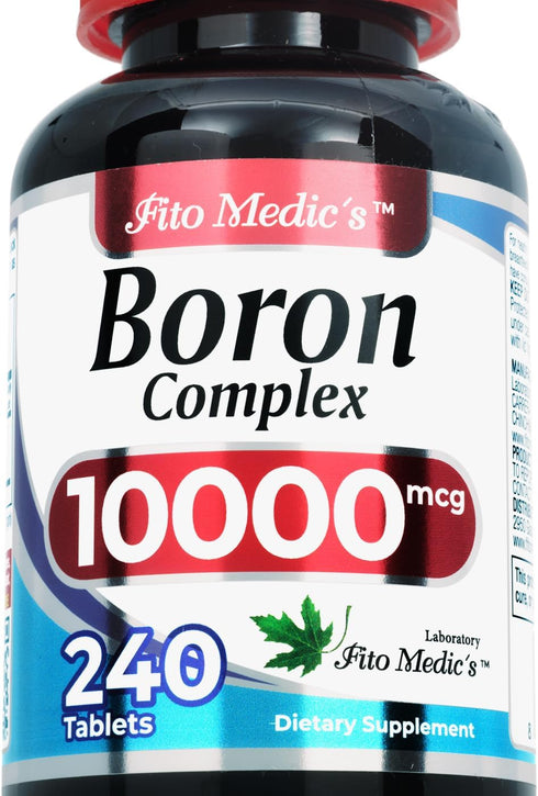 FITO MEDIC'S Lab | boron |10 mg | 240 Servings | boron supplement for men | boron supplement for women | boron supplement | Ultra high Absorption,...
