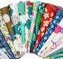 Fat Quarters Fabric Bundles, 50 pcs/lot Top Cotton 5.9" x 5.9" (15cm x 15cm) Squares Patchwork, Precut Quarter Sheets & Different Pattern for DIY ...
