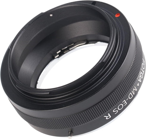FOTGA MD-EOSR Lens Mount Adapter Ring for Minolta MD Lens to R3 R5 R5C R6 Mark II R7 R8 R10 R50 R100 RP Camera, Compatible with Canon EOS R Mount ...