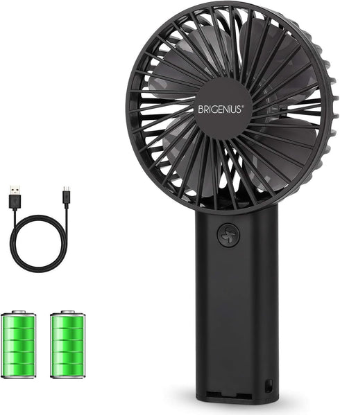 Mini Portable Fan, Rechargeable USB Desk Fan with 3-Speed Adjustment for Travel, Office & Outdoor Use...
