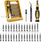 Mini Precision Screwdriver Set,JAKEMY 33 in1 T6 Torx Screwdriver Set Magnetic Driver Kit Laptop Screwdriver Repair Tool Kit with Extension Shaft T...