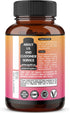 Ceylon Cinnamon Capsules - Combined with Ginger Root and Turmeric Curcumin Supplement - 120 Vegan Capsules...