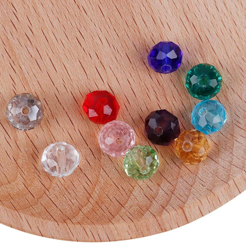4MM Crystal Glass Beads Finding Spacer Beads Faceted for Jewelry Making Findings with Plastic Container Box (1000PCS)...