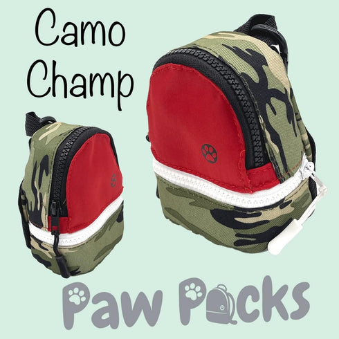 LLC Dog Backpack, Cat Backpack, Small Carrier | Clip on Harness or Leash, Fun Pet Treat Holder, Toy Bag, or Waste Dispenser | Dog Treat Training P...
