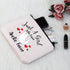 G2TUP Arctic Foxes Gift Who Loves Arctic Foxes Makeup Bag Arctic Foxes Lover Cosmetic Bag Arctic Foxes Themed Gift Zipper Travel Bag (Who Loves Ar...