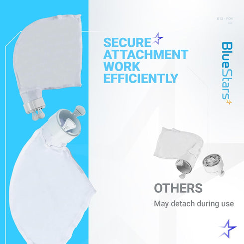 BlueStars Ultra Durable Pool Cleaner All Purpose Bag K13, K16 Replacement Part Exact Fit for Polaris 280, 480 Pool Cleaners - Pack of 3...