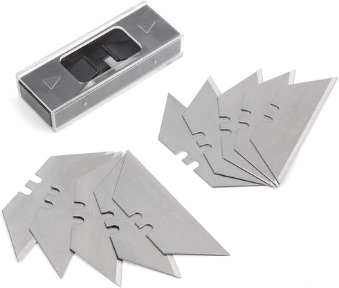 WORKPRO W013003 Utility Knife Blades, Steel Construction, Regular Duty SK5 Blades (10 Pack)...