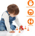 Gadpiparty 50Pcs Miniature Traffic Signs for Kids Mini Traffic Cones Training Road Block Toy Cones for Multipurpose Construction Theme Party Engin...