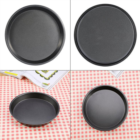 Yosoo 8 inch Carbon Steel Non-stick Round Pizza Pan,Microwave Oven Baking Dishes Pans...