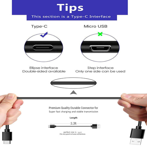 MiFi 7730L Charger Cable Charging Cable Cord Compatible for Verizon MiFi 7730L 8800L, Orbic Speed Mobile Hotspot 400L, INSEEGO 5G MiFi M1000 M2000...