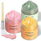3 Pcs Clay Mask Set, Green Tea, Turmeric Vitamin C, Himalayan Clay Mask, Facial Skin Care Mask for Deep Cleansing, Soothing & Refining Pores(3.5oz...