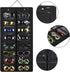 AROUY Sunglasses Organizer Storage, Hanging Dust Proof Wall Pocket Glasses Organizer - 16 Felt Slots Sunglass Organizer Holder with Metal Hook and...