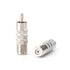THE CIMPLE CO - RF (F81) and RCA Coaxial Adapter - RCA Male to Female F81 (F-Pin) Connector, Adapter, Coupler, and Converter - for RG11, RG6, RG59...
