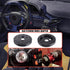 1 PC Car Steering Wheel Base Connector Conversion Gasket, 0.5" 6-Hole to 3-Hole Steering Wheel Hub Adapter, Modified Steering Wheel Quick Release ...