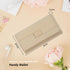 SKYLE Ladies Purse Handbag (Taupe), Pure Leather Small Wallet for Women, RFID Wallet Women for Card & Cash, Clutch Purse with Phone Wallet, Cosmet...