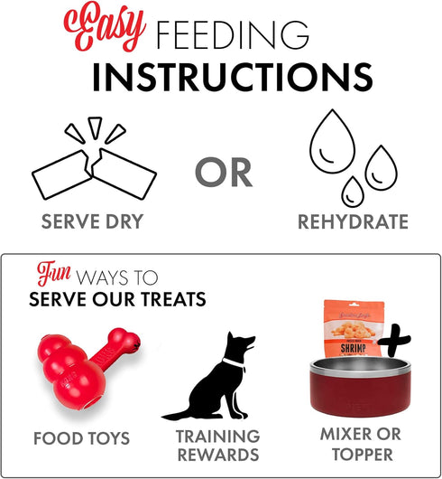 Grandma Lucy's Freeze-Dried Single Ingredient Treats, Shrimp, 0.65 oz...