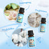 SALKING Clean Fragrance Oils, Premium Essential Oil for Diffuser, Scented Oil Gift Set for Soap Candle Making - Lemongrass, Fresh Cotton, Fresh Li...