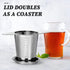 Extra Fine 18/8 Stainless Steel Tea Infuser Mesh Strainer with Large Capacity & Perfect Size Double Handles for Hanging on Teapots, Mugs, Cups to ...