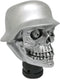 Gear Shift Knob Skull Head Hat Style Automatic Shift Knob for 3 Adapter for Car Truck SUV Silver...