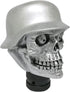 Gear Shift Knob Skull Head Hat Style Automatic Shift Knob for 3 Adapter for Car Truck SUV Silver...