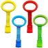 4 Pcs Baby Playpen Pull up Rings- Baby Crib Pull up Rings- Baby Walking Exercises Assistant Rings- Baby Bed Stand Up Rings Baby Cot Hanging Rings ...