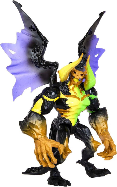 Masters of the Universe and He-Man Action Figure, Cosmic Terror Skeletor, Highly Posable MOTU Villain, Special Neon Deco...