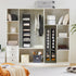 Hanging Shoe Organizer, 10-Shelf Closet Shoe Organizers, Hanging Shoe Storage, Black...