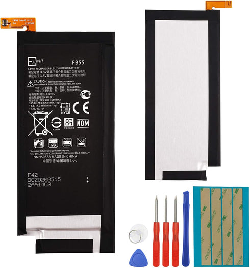 New 3550mAh Replacement Battery FB55 Compatible with Motorola Droid Turbo 2 XT1581 XT1585 Internal Battery + Tools (FB55)...