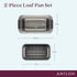 Anolon Advanced Nonstick Bakeware 2-Piece Loaf Pan Set, Gray with Silicone Grips - 54715...