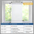 rabbitgoo Window Privacy Film, Frosted Glass Privacy Film, Window Frosting Cling for Glass, Non Adhesive Static Cling Front Door Covring, Anti-UV ...