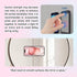Silicone Suction Phone Case Magnetic Phone Mount, Silicon Hands-Free Phone Accessory for iPhone and Android, Mirror Shower Phone Holder, Tiktok Vi...