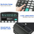 Desk Calculator, Envysun Compact 12-Digit Solar Battery Office Electronic Calculator with LCD Display, Dual Power Desktop Scientific Calculators (...