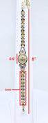 Fran & Co. Virgin Mary Bracelet Virgen De Guadalupe Pulsera Tres Colores Oro Laminado 8“...